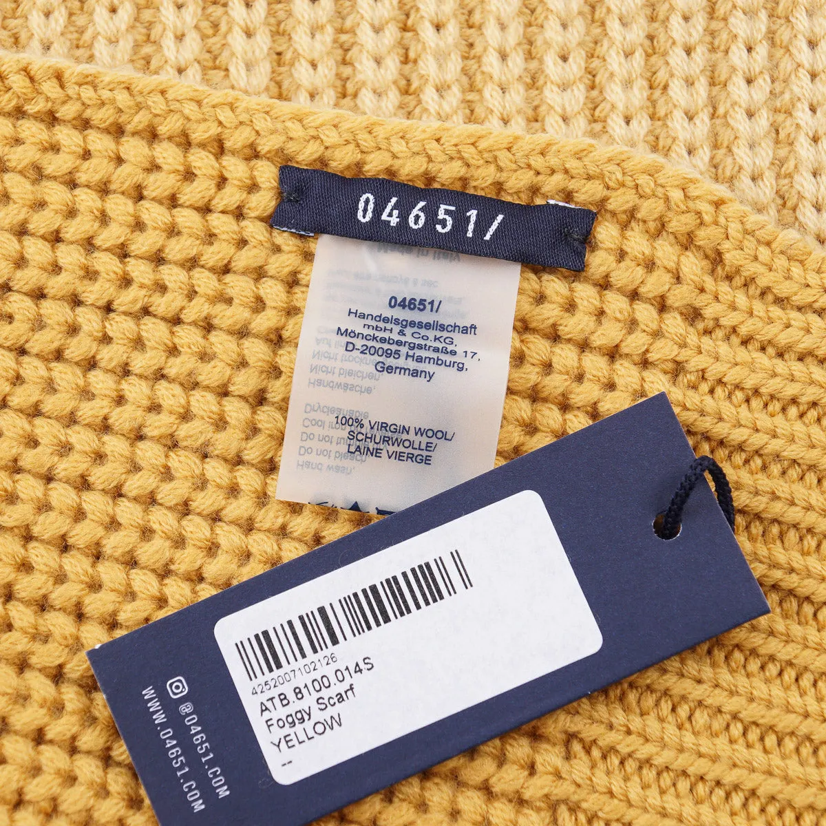 04651 / A Trip in a Bag Wool 'Foggy Scarf'