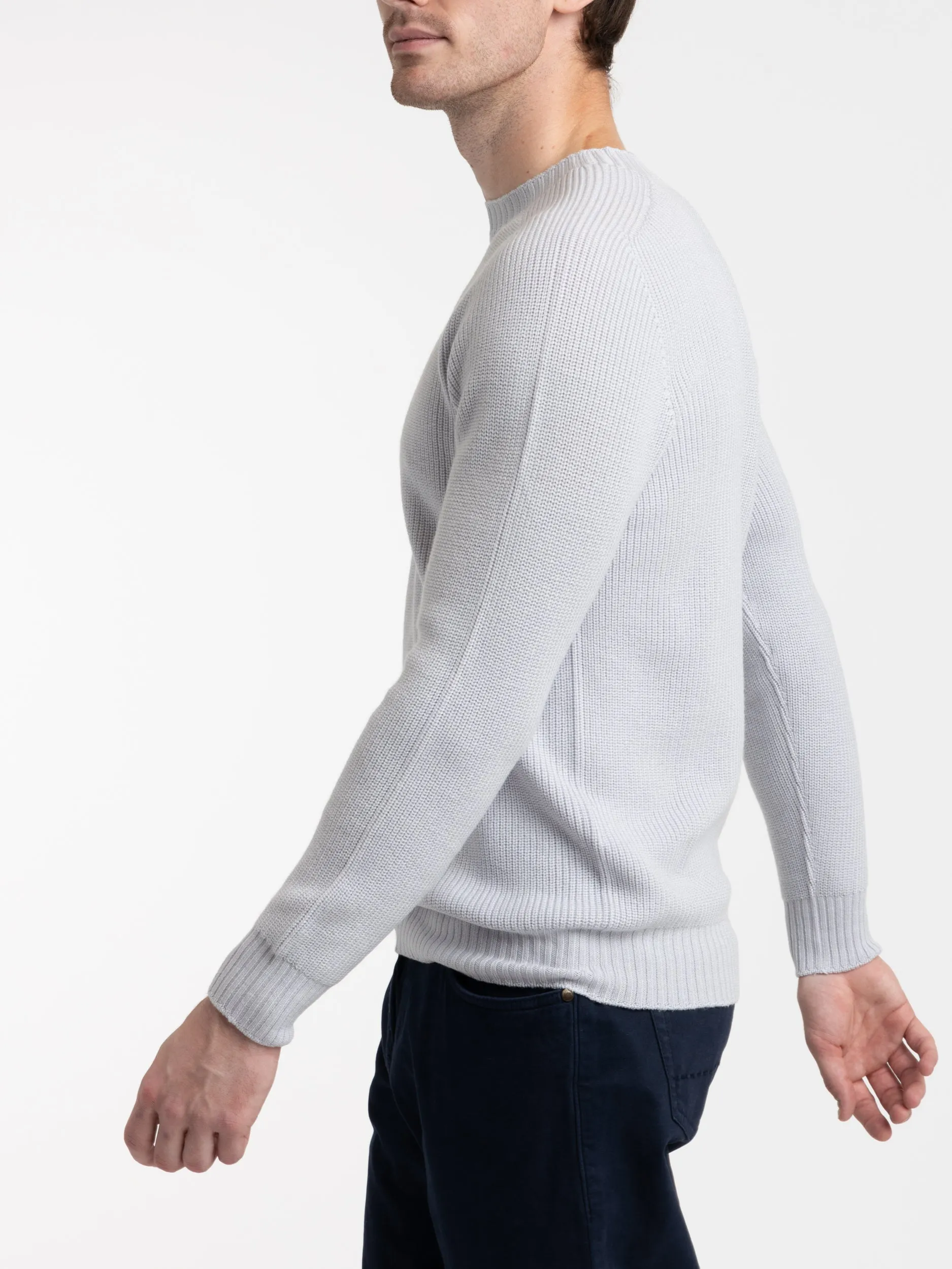 Cloud Purple Rain Wool Crewneck Sweater