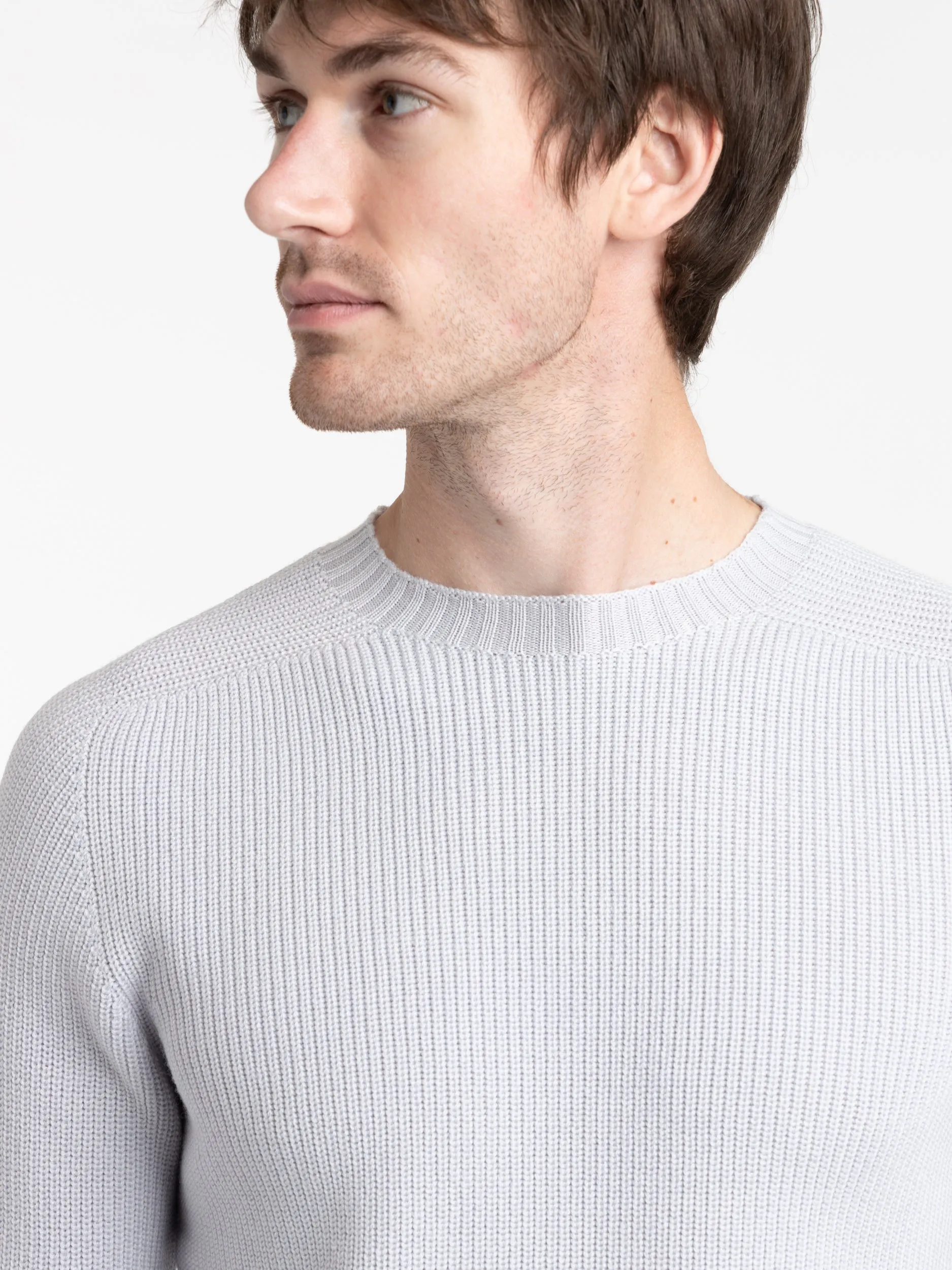 Cloud Purple Rain Wool Crewneck Sweater