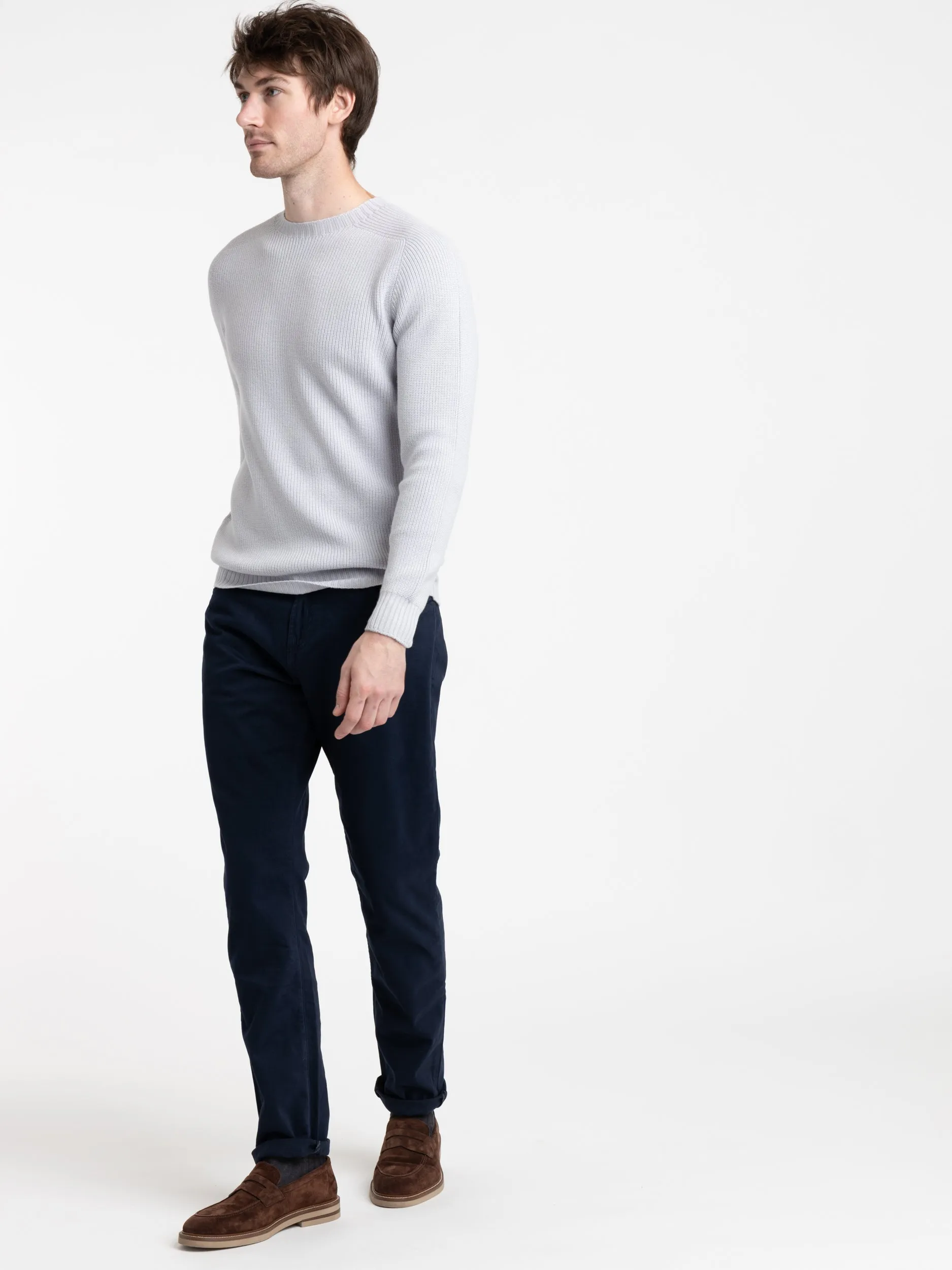 Cloud Purple Rain Wool Crewneck Sweater