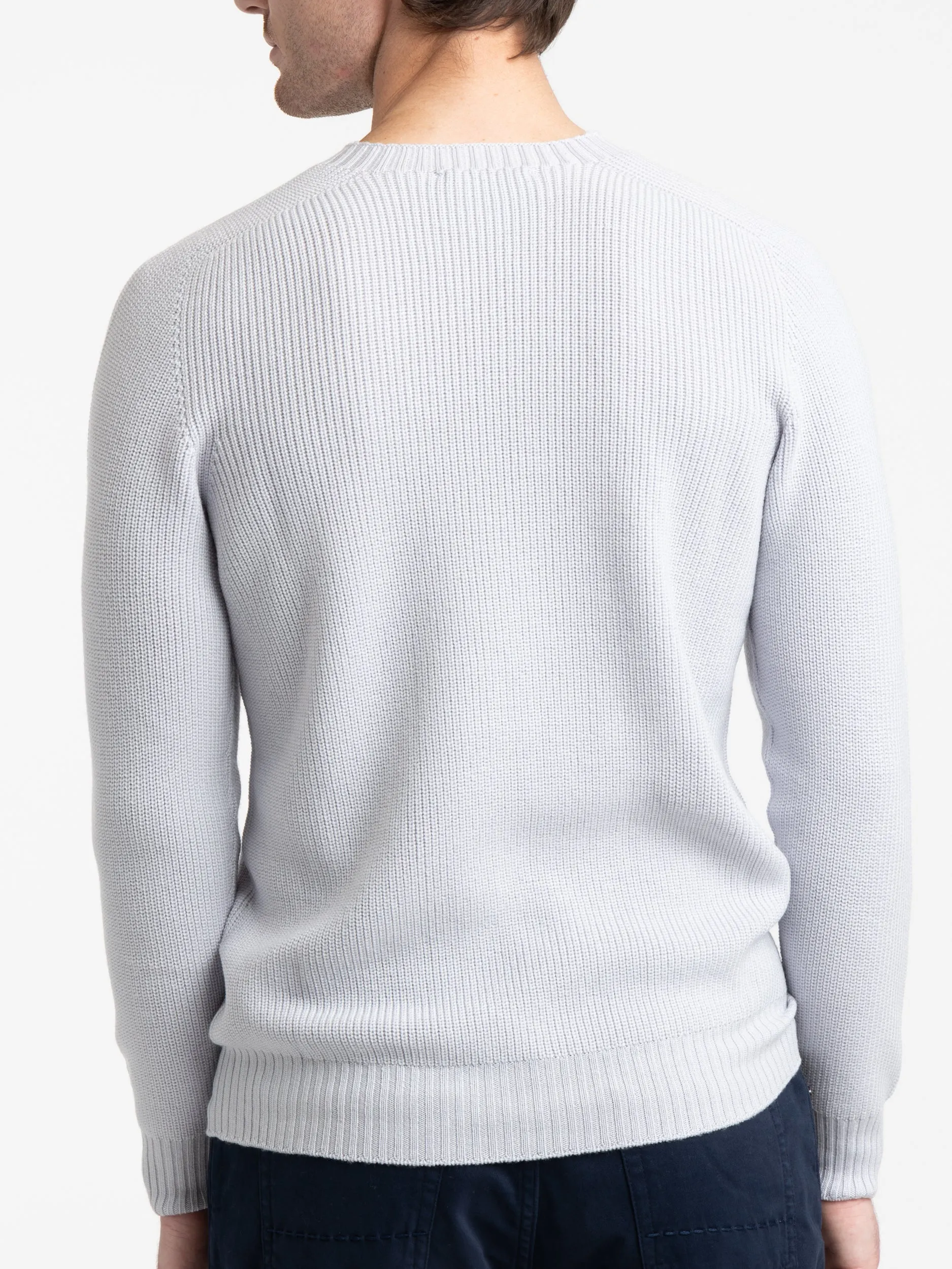 Cloud Purple Rain Wool Crewneck Sweater