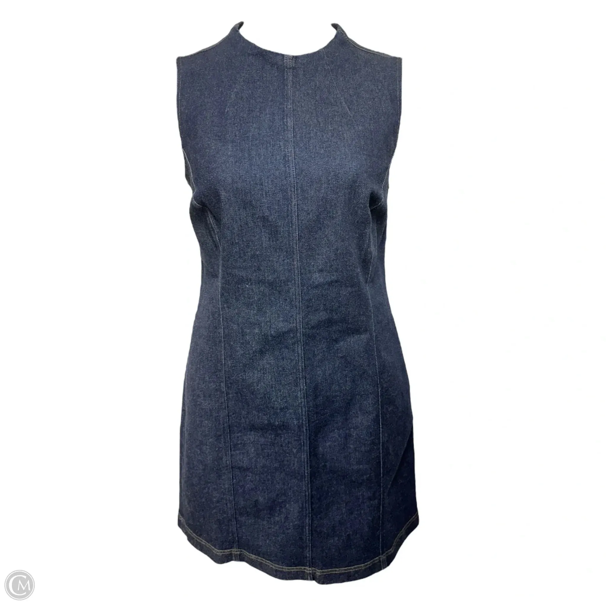 Denim Sheath Dress Casual Short By Spanx In Blue Denim. Size: Xl