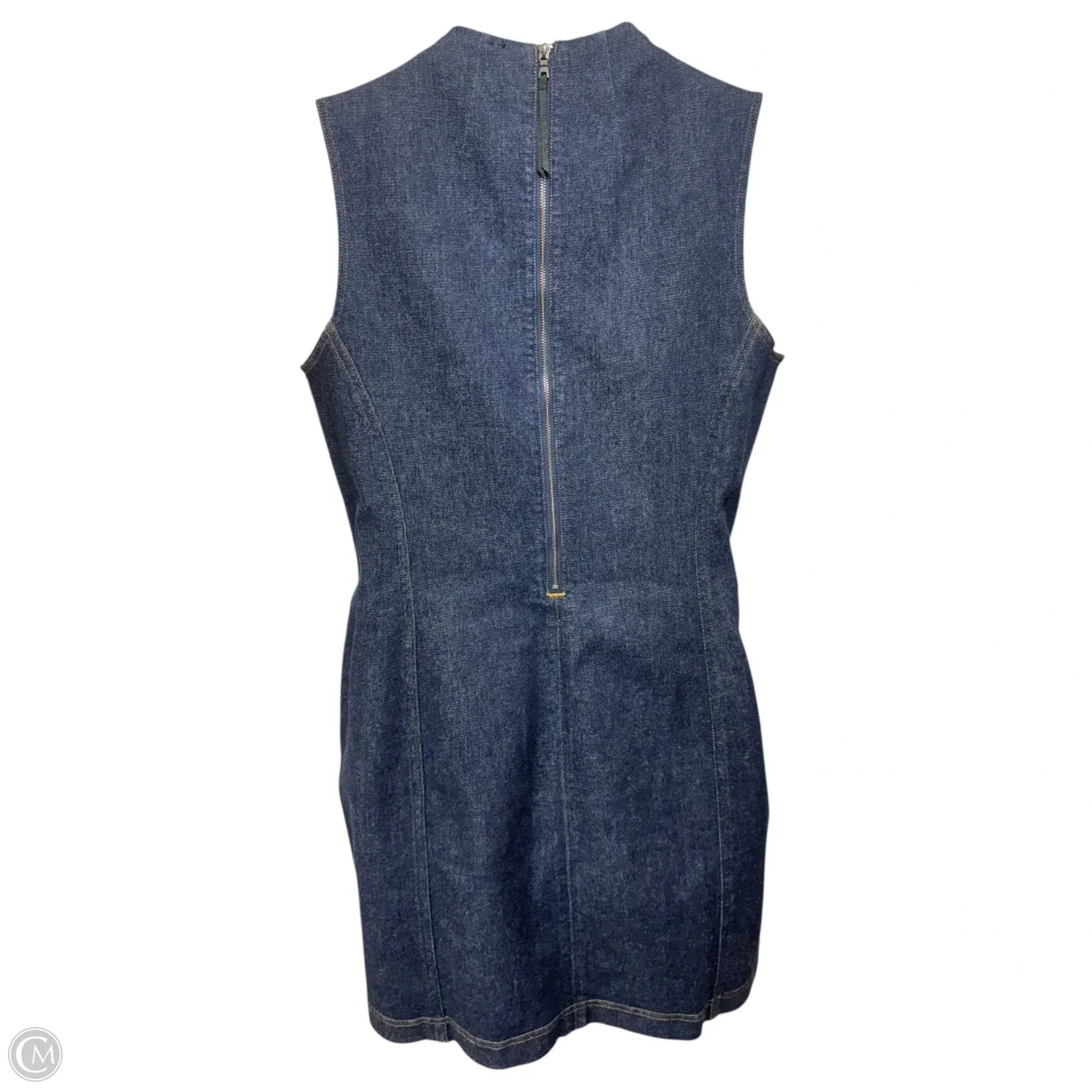 Denim Sheath Dress Casual Short By Spanx In Blue Denim. Size: Xl