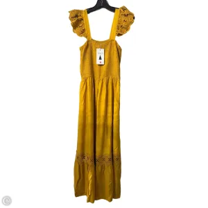 Dress Casual Maxi By Cmb In Yellow. Size: M