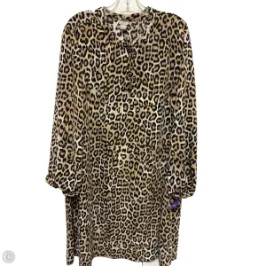 Dress Casual Midi By Chicos In Animal Print. Size: 1x