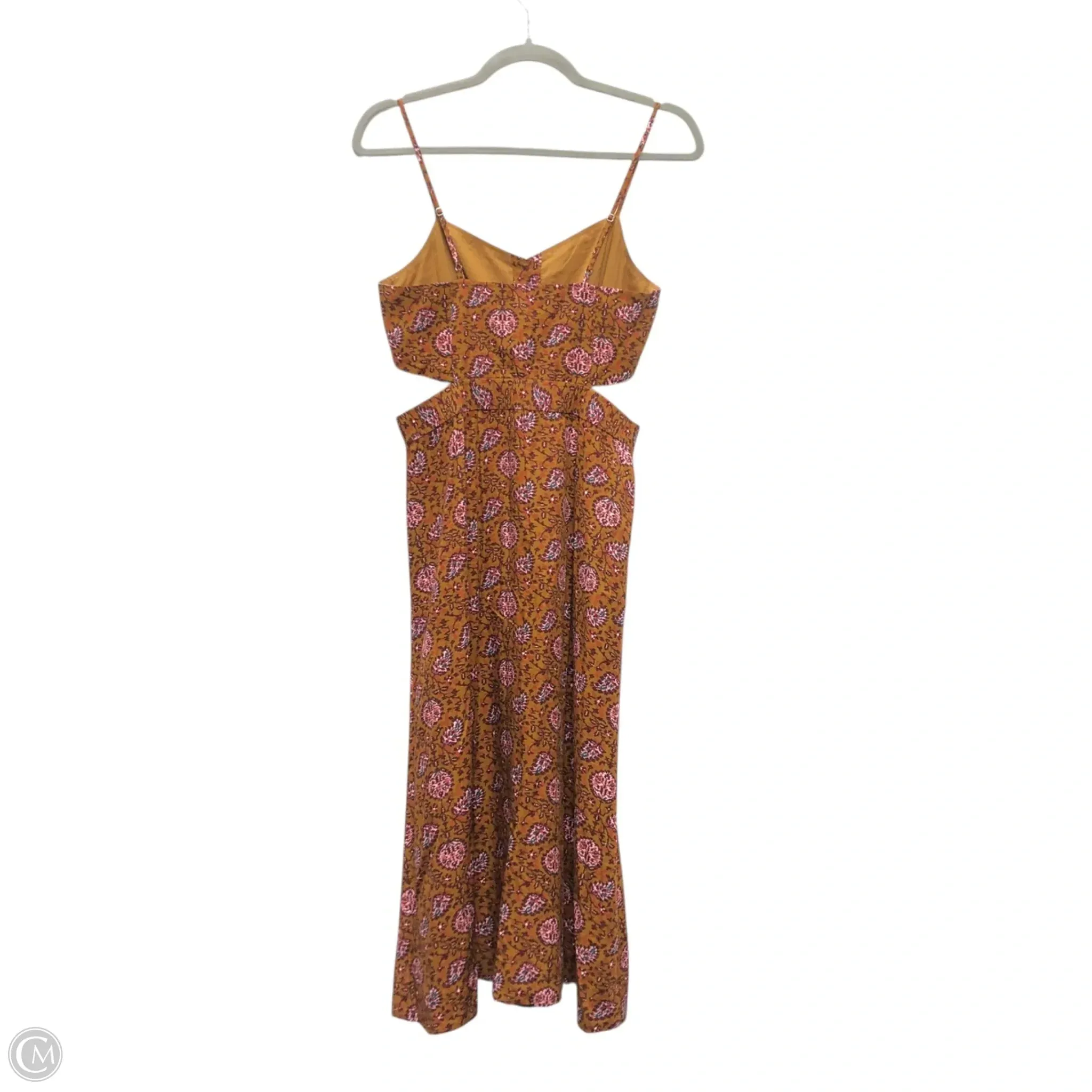 Dress Casual Midi By Madewell In Orange. Size: 2