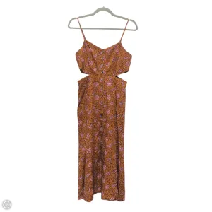 Dress Casual Midi By Madewell In Orange. Size: 2