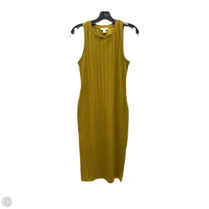 Dress Casual Midi By Nine West In Yellow. Size: M