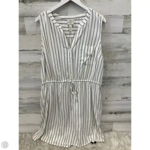 Dress Casual Midi By St Johns Bay In Ivory. Size: Xxl