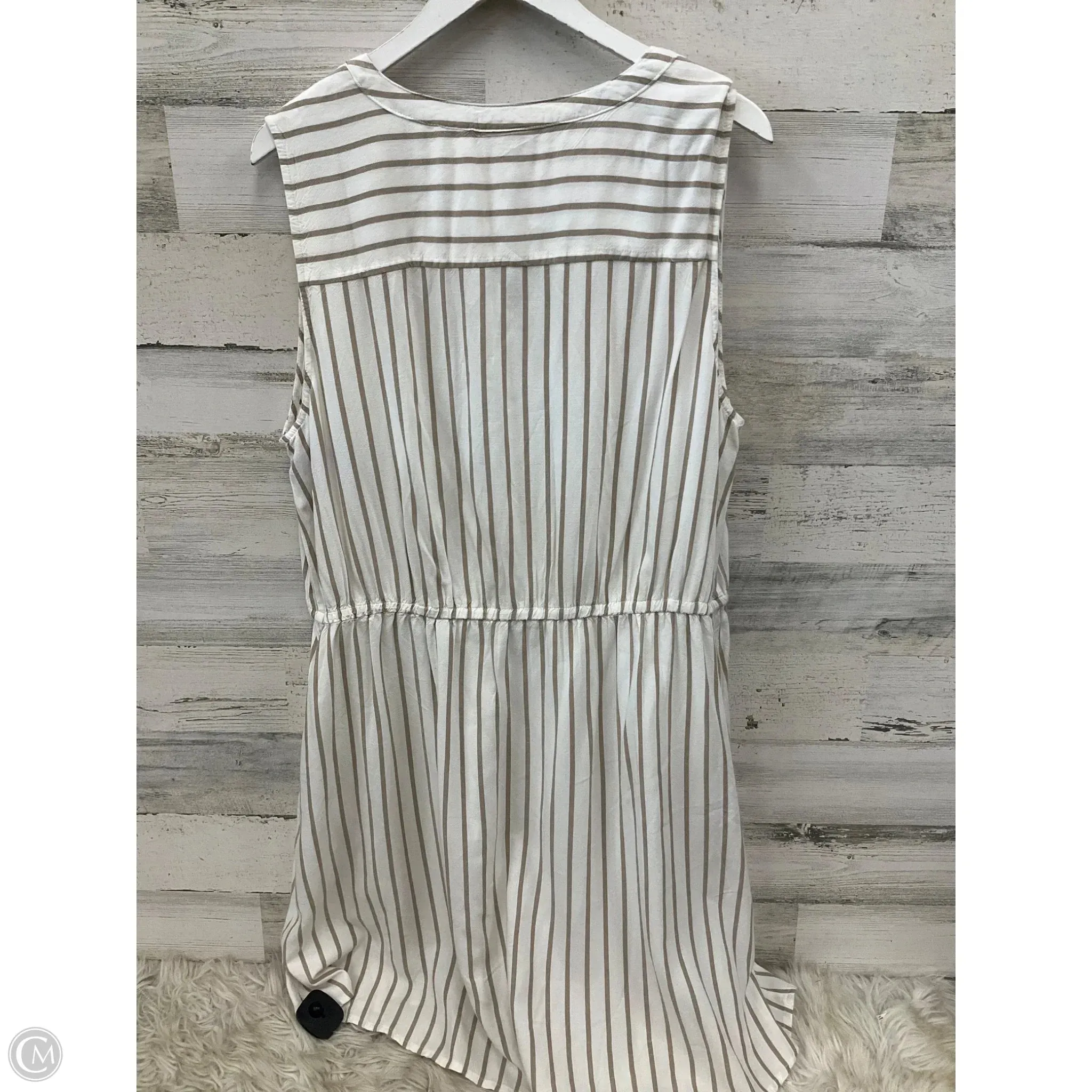 Dress Casual Midi By St Johns Bay In Ivory. Size: Xxl