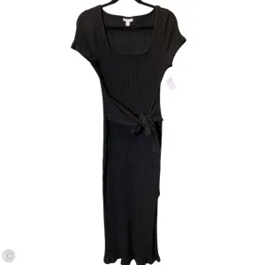 Dress Casual Midi By Top Shop In Black. Size: M