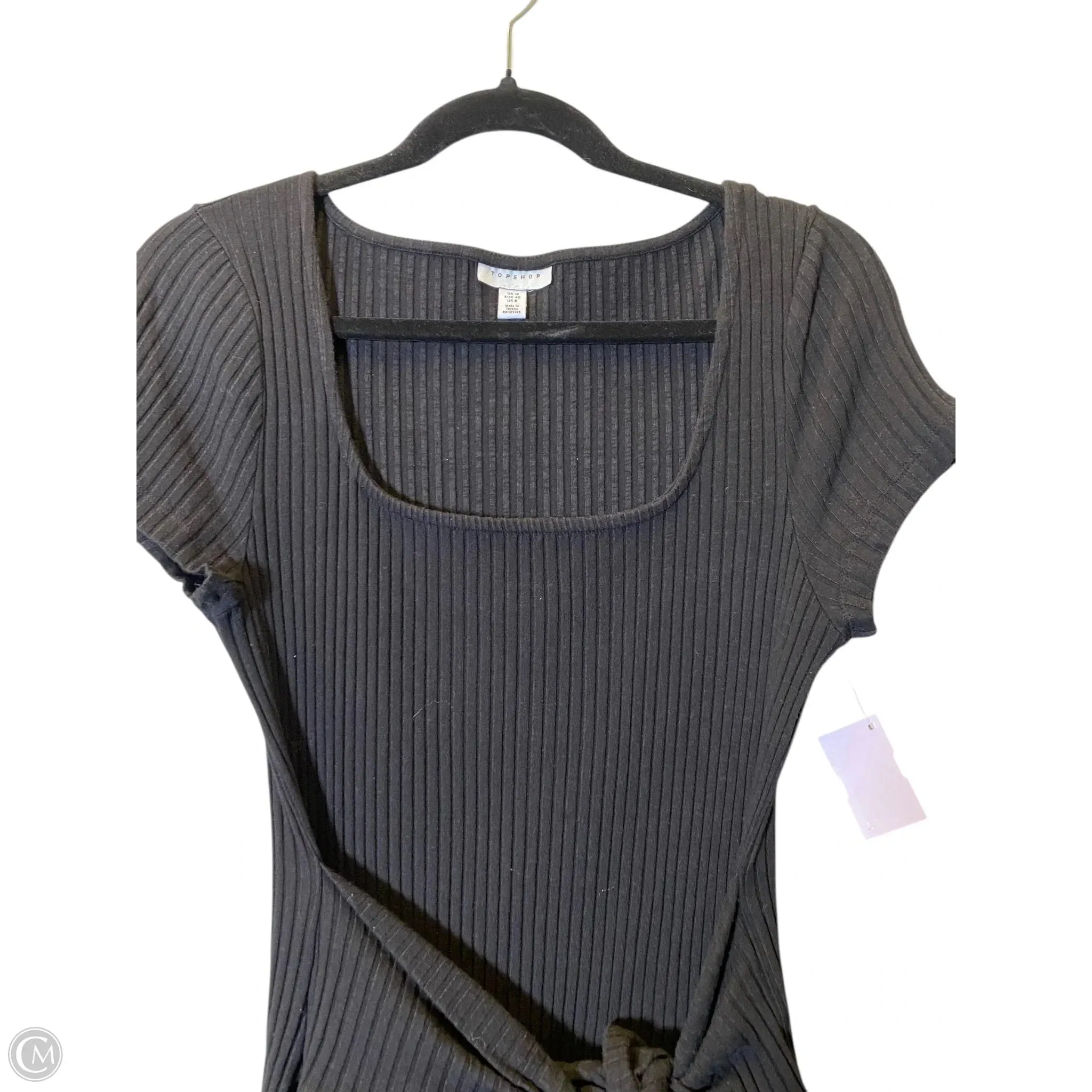 Dress Casual Midi By Top Shop In Black. Size: M