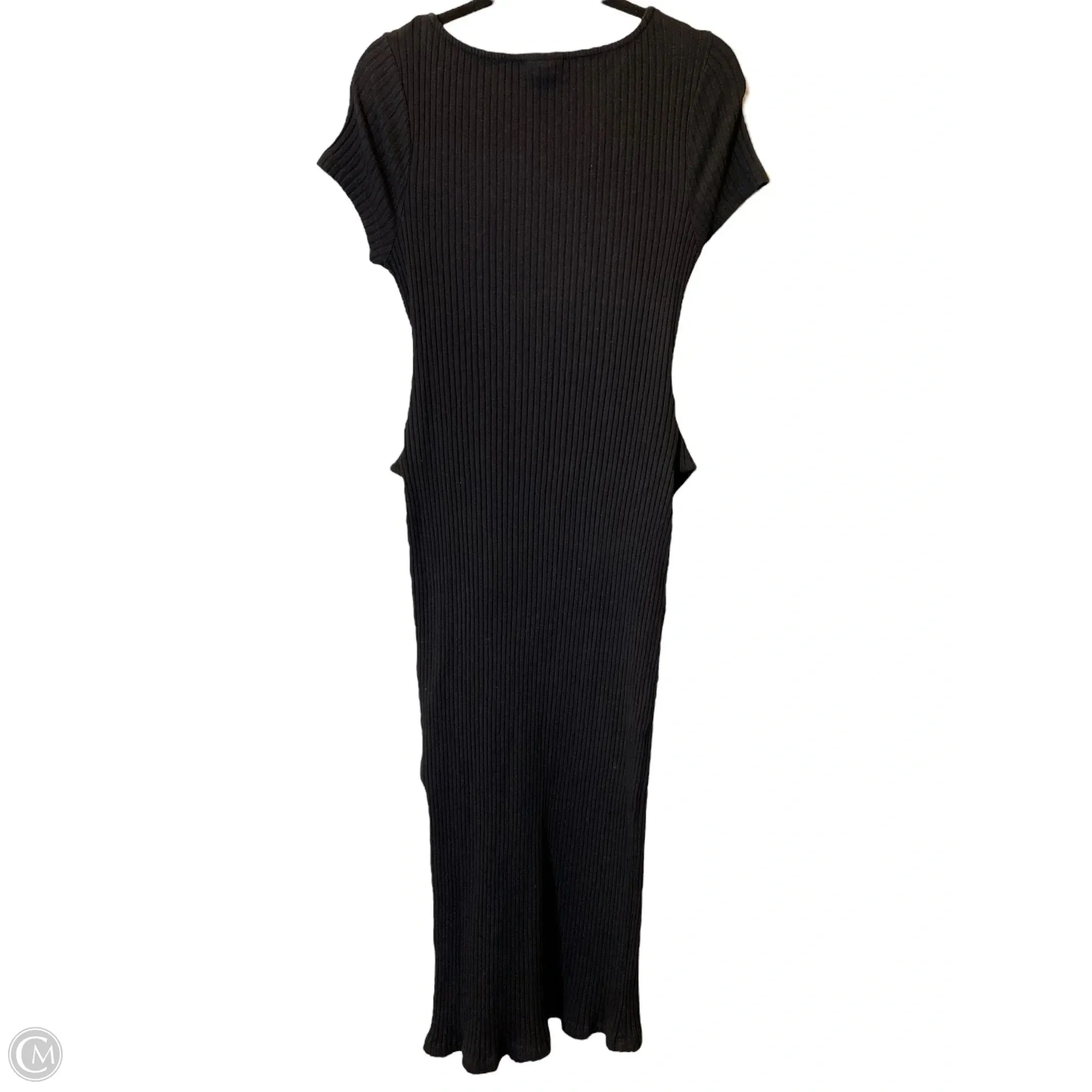 Dress Casual Midi By Top Shop In Black. Size: M
