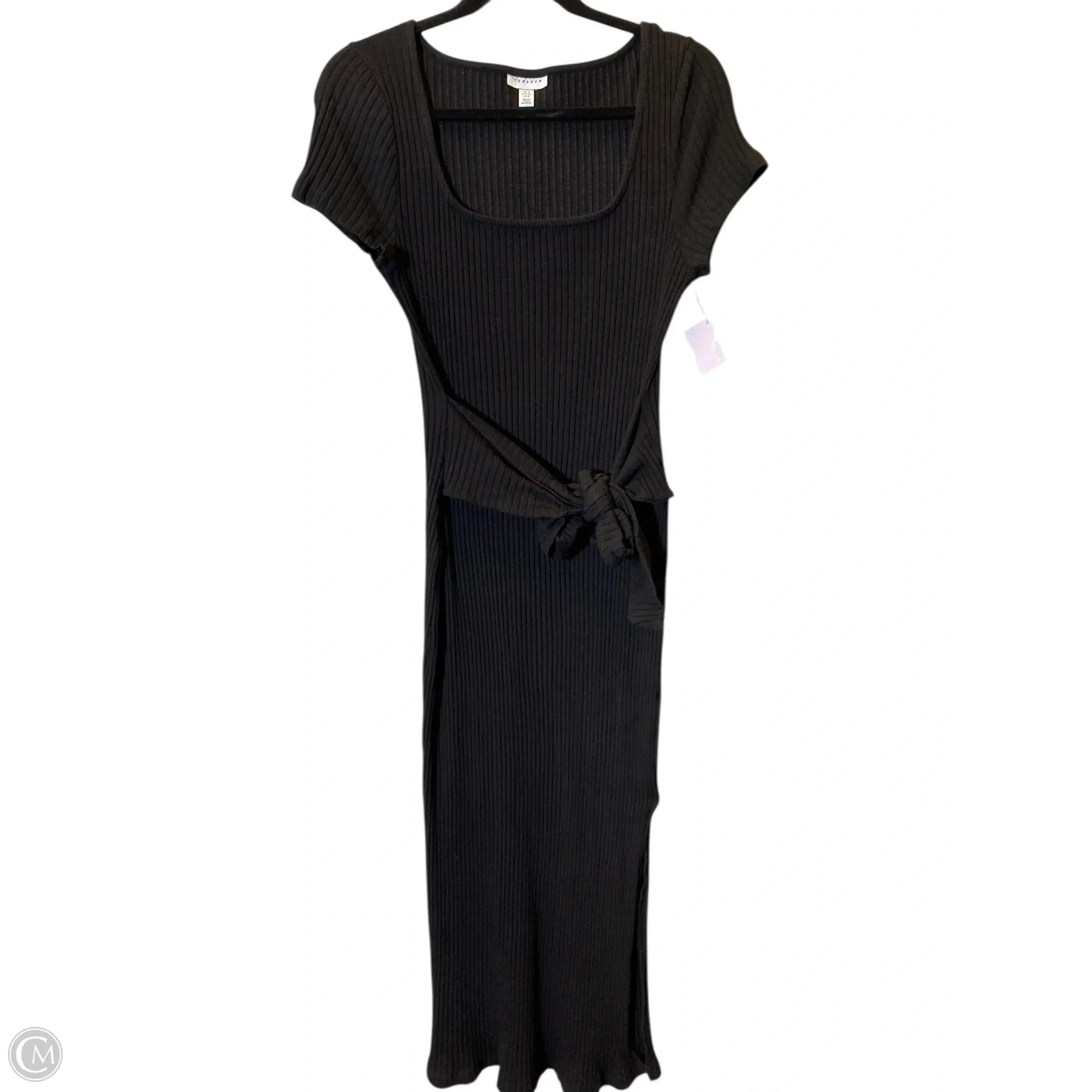 Dress Casual Midi By Top Shop In Black. Size: M