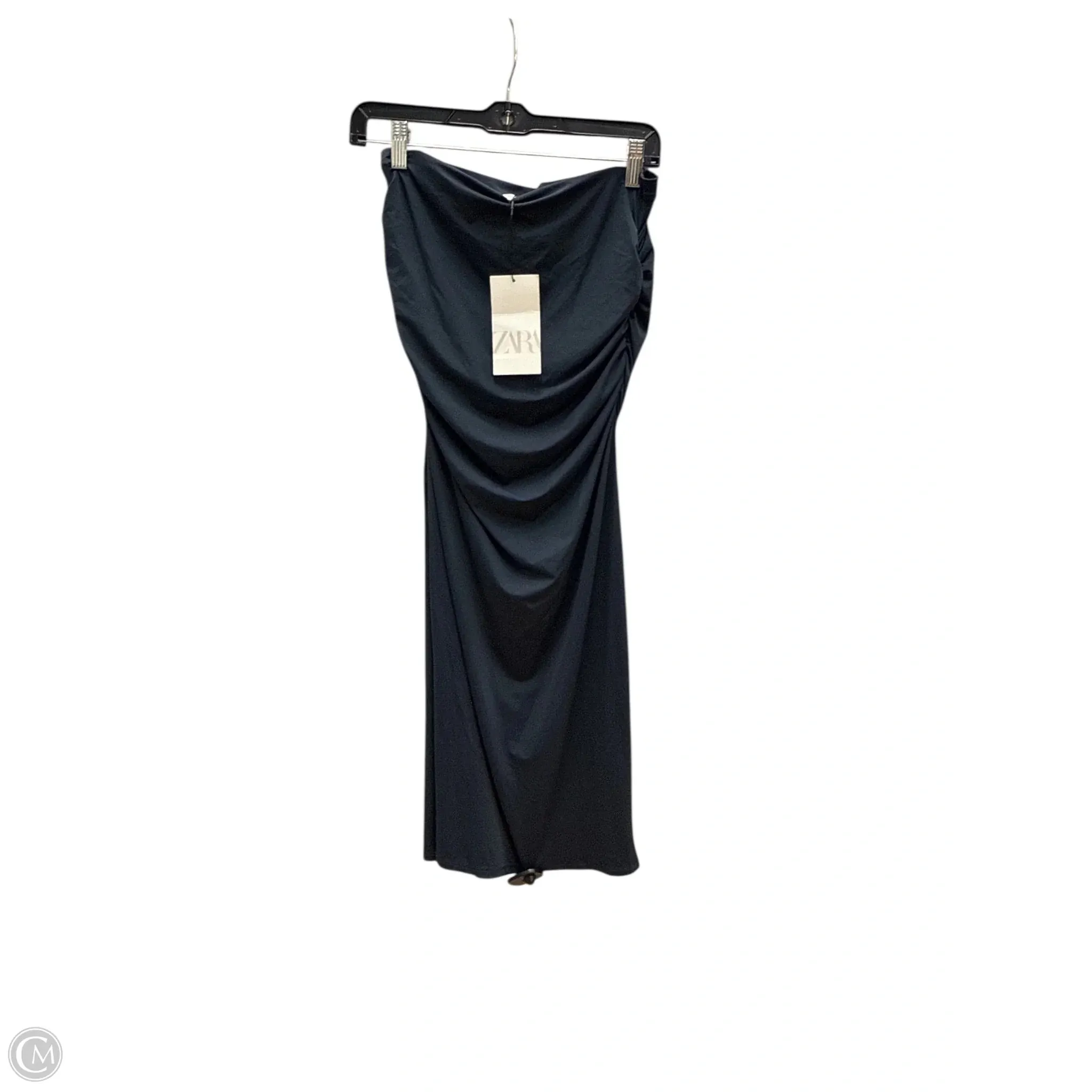 Dress Casual Midi By Zara In Navy. Size: L