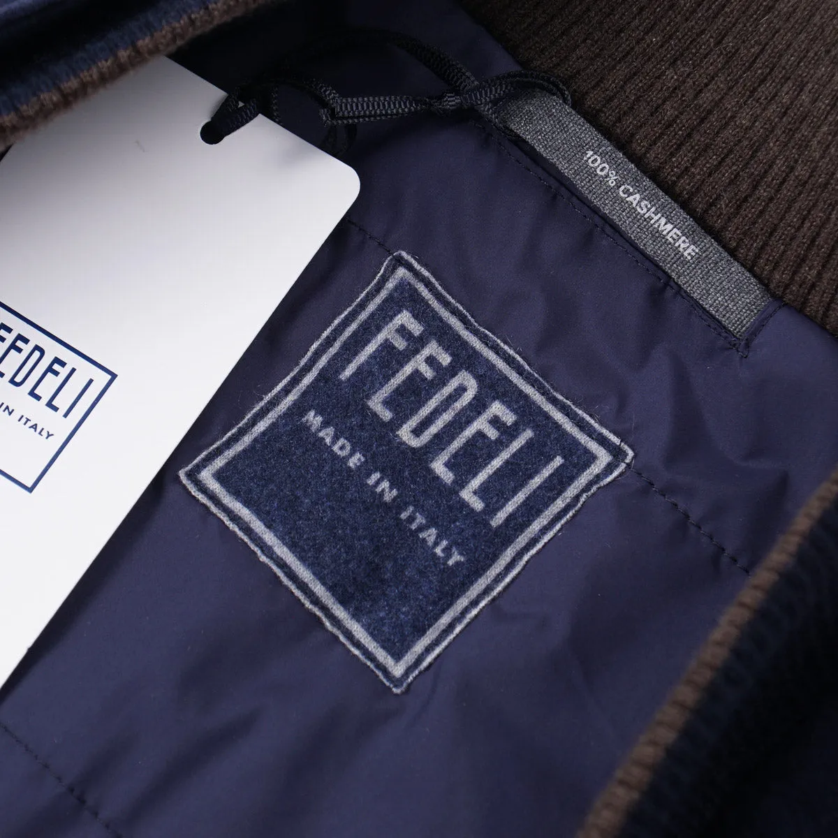 Fedeli Flannel Cashmere Outerwear Vest