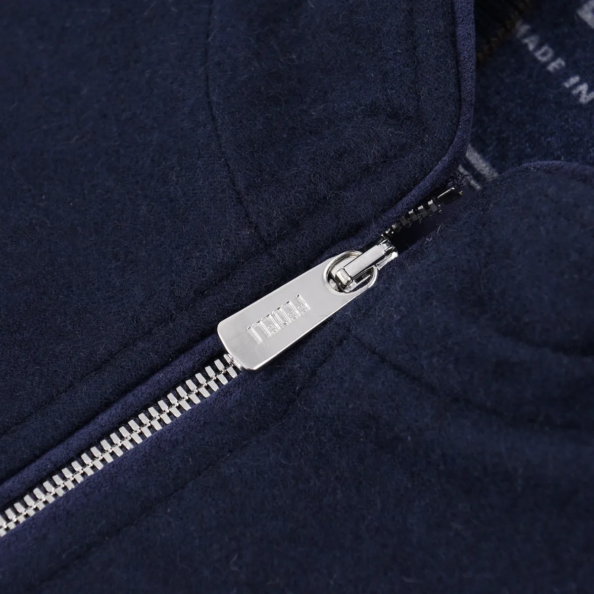 Fedeli Flannel Cashmere Outerwear Vest