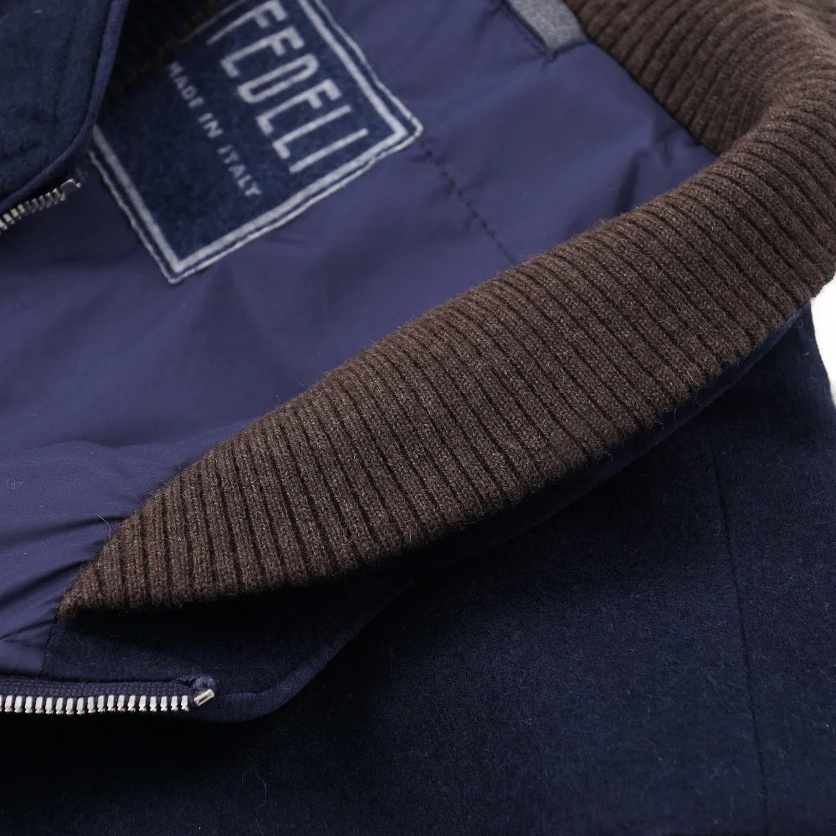 Fedeli Flannel Cashmere Outerwear Vest