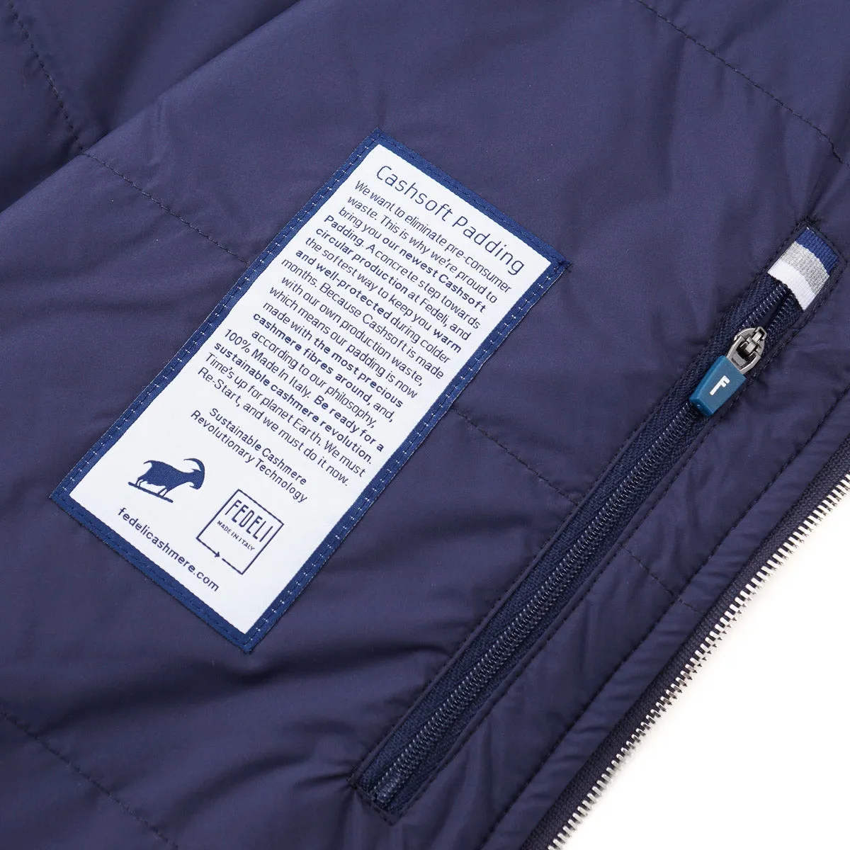 Fedeli Flannel Cashmere Outerwear Vest