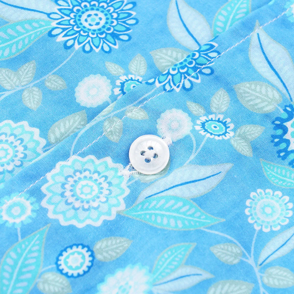 Fedeli Lightweight Printed Cotton Shirt