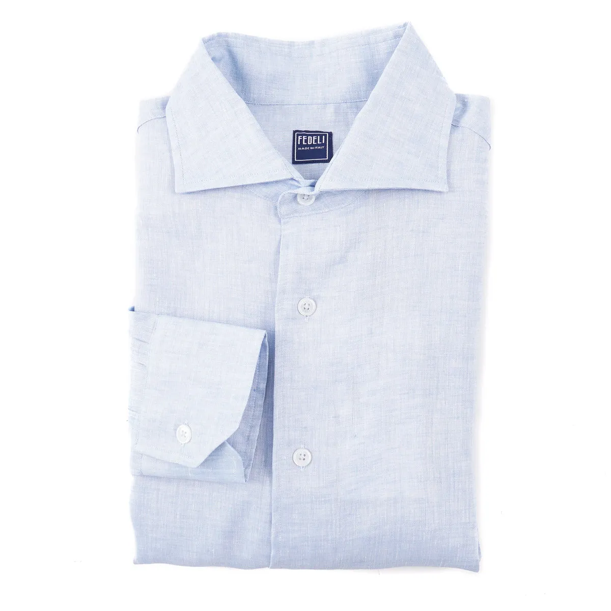 Fedeli 'Roby' Slim-Fit Linen Shirt