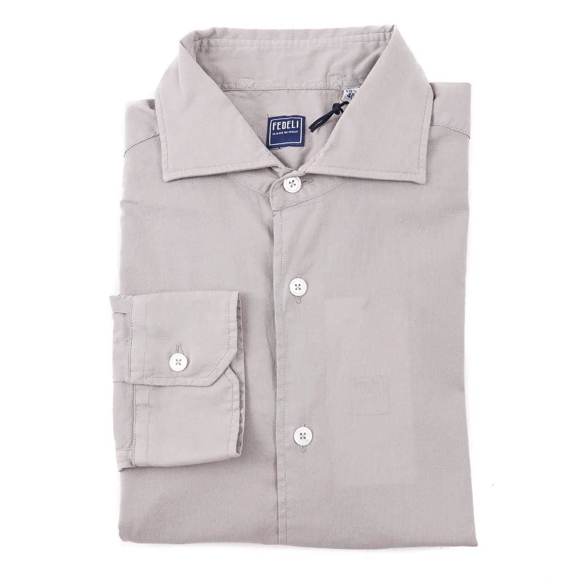 Fedeli 'Sean Panamino' Lightweight Cotton Shirt