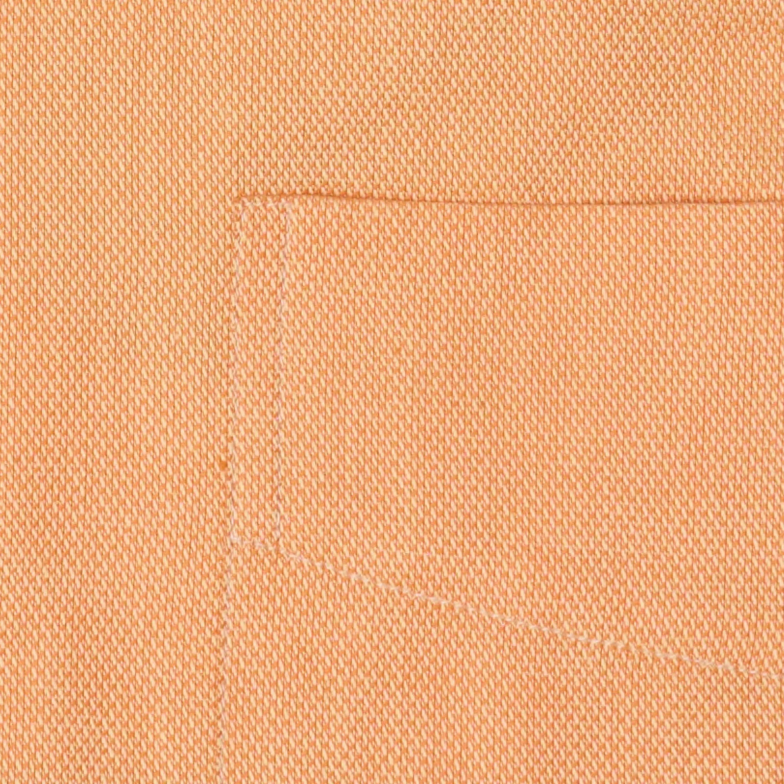FENICIA for Vannucci Orange Royal Oxford Cotton Short Sleeve Shirt EU S NEW US 15