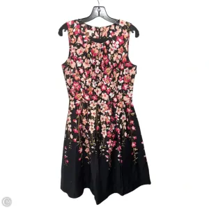 Floral Garden Fit & Flare Poplin Dress By Talbots In Floral Print. Size: 8