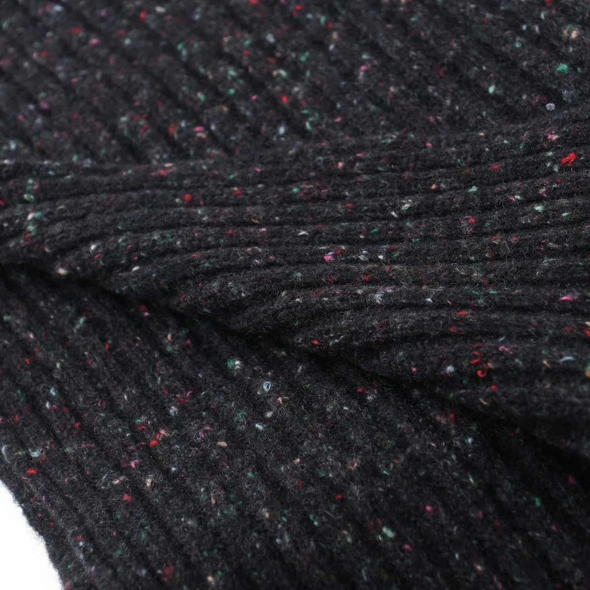Isaia Rib Knit Cashmere Scarf