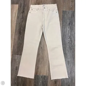 Jeans Cropped By Citizens Of Humanity In Cream Denim. Size: 2/26