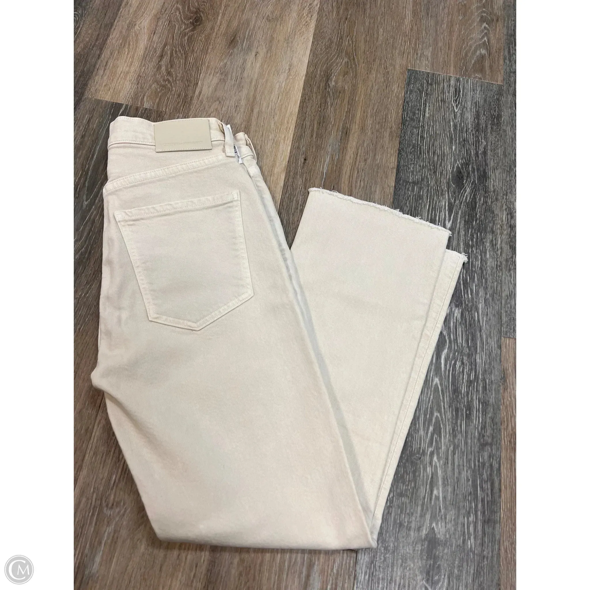 Jeans Cropped By Citizens Of Humanity In Cream Denim. Size: 2/26