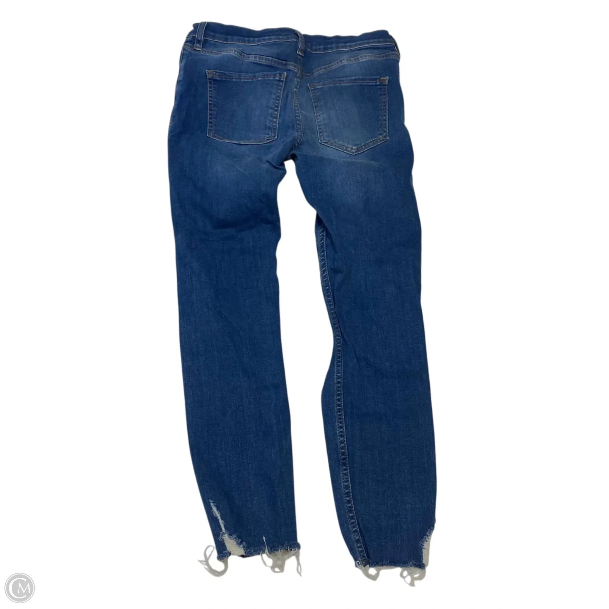 Jeans Skinny By Free People In Blue Denim. Size: 4