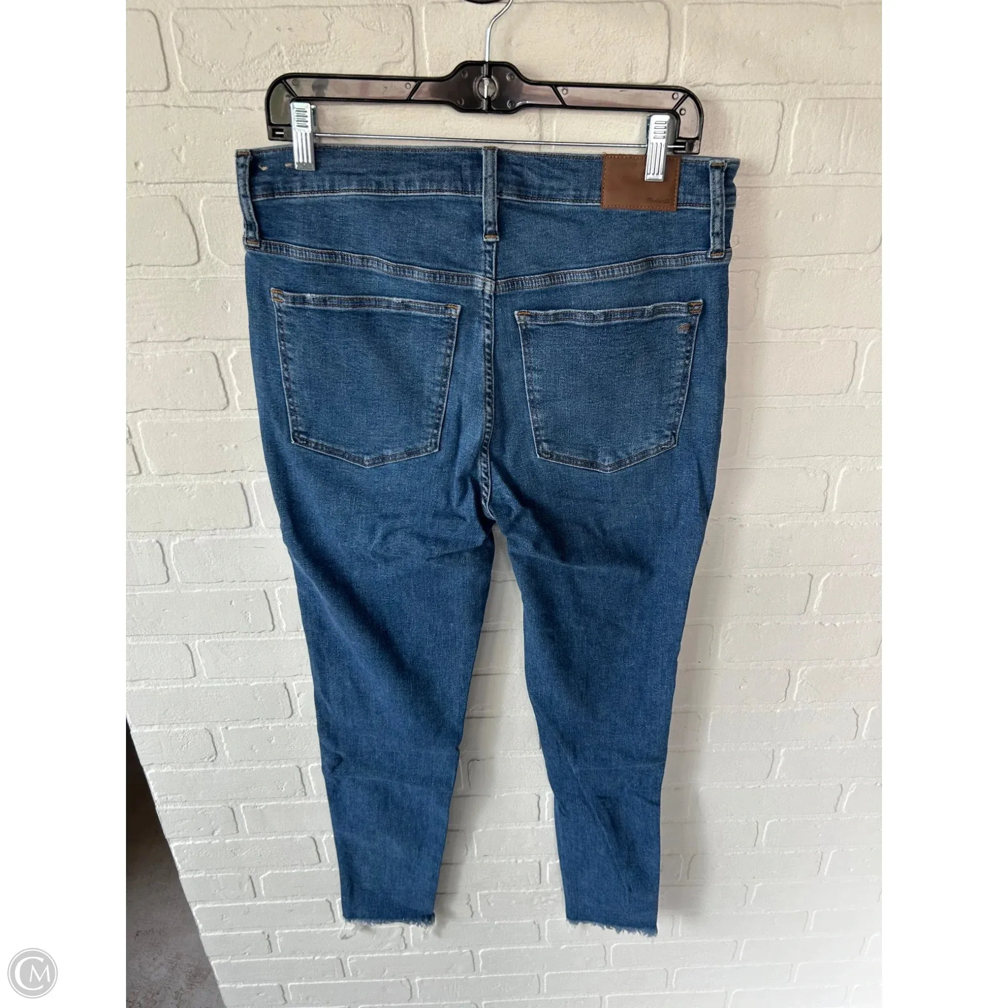 Jeans Skinny By Madewell In Blue Denim. Size: 12l