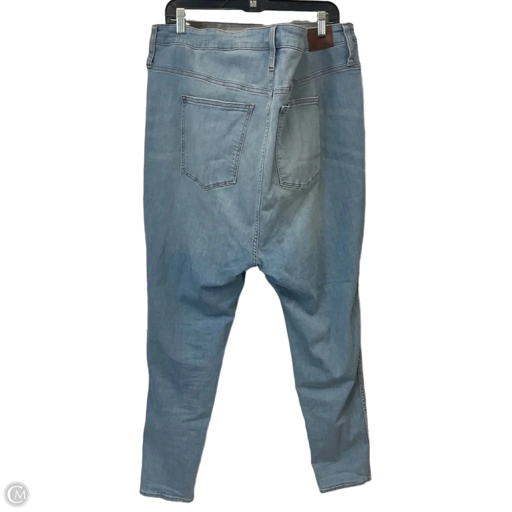 Jeans Skinny By Madewell In Blue Denim. Size: 24