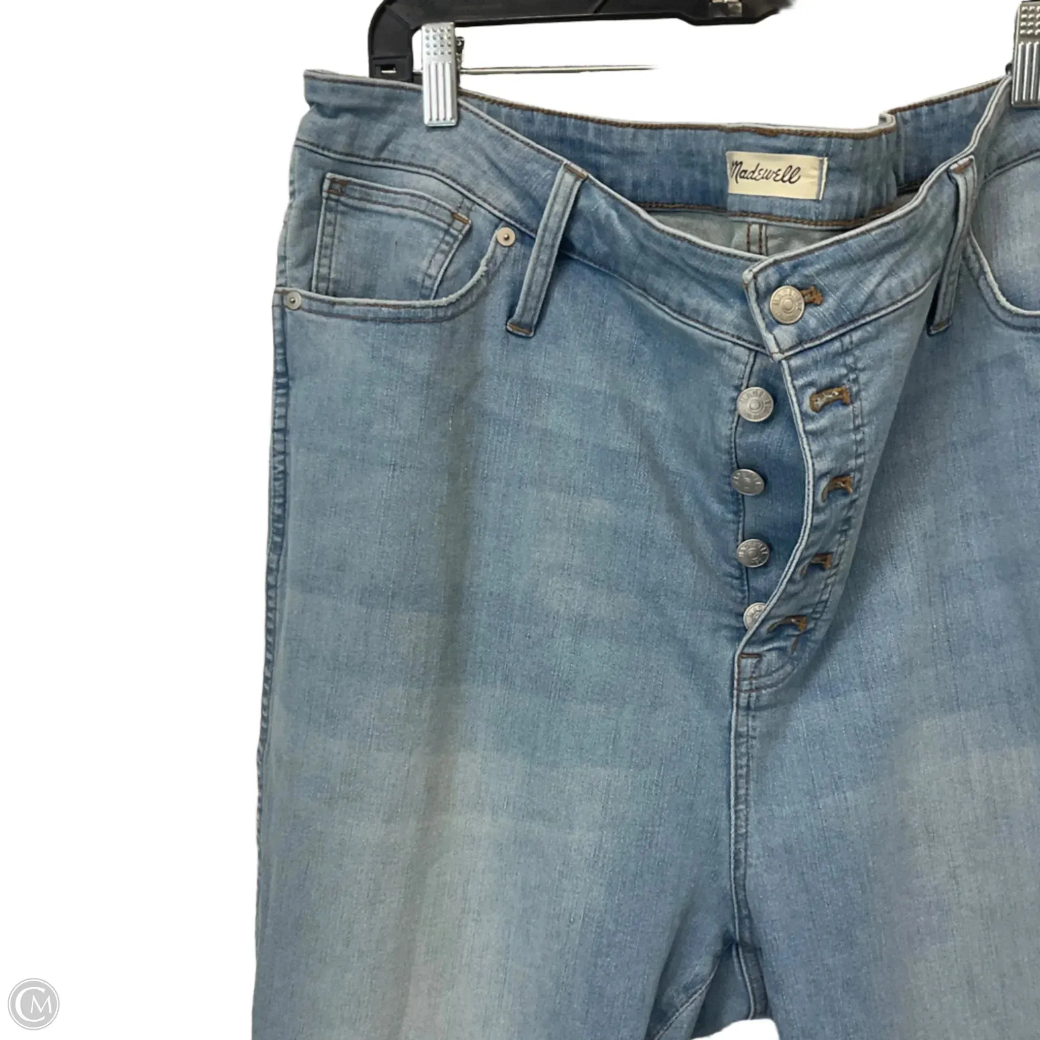 Jeans Skinny By Madewell In Blue Denim. Size: 24