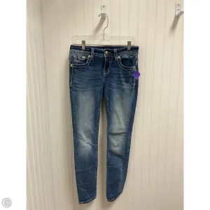 Jeans Skinny By Miss Me In Blue Denim. Size: 4