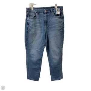 Jeans Straight By American Eagle In Blue Denim. Size: 12