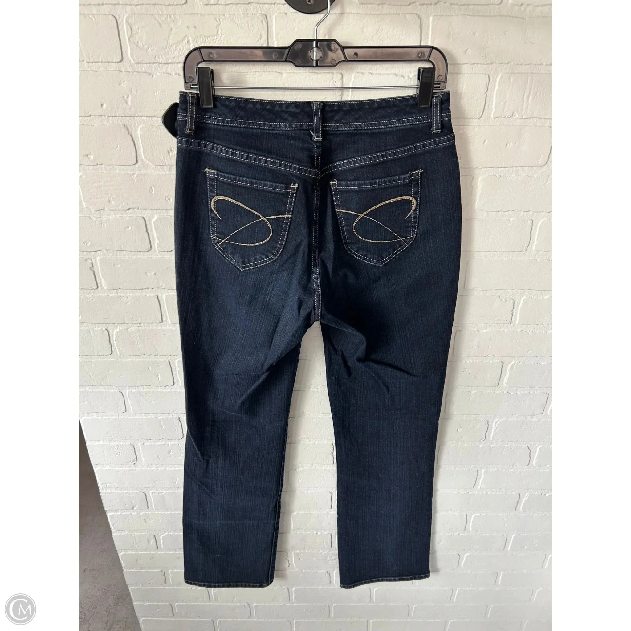 Jeans Straight By Chicos In Blue Denim. Size: 4