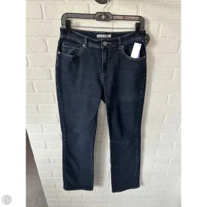 Jeans Straight By Chicos In Blue Denim. Size: 4