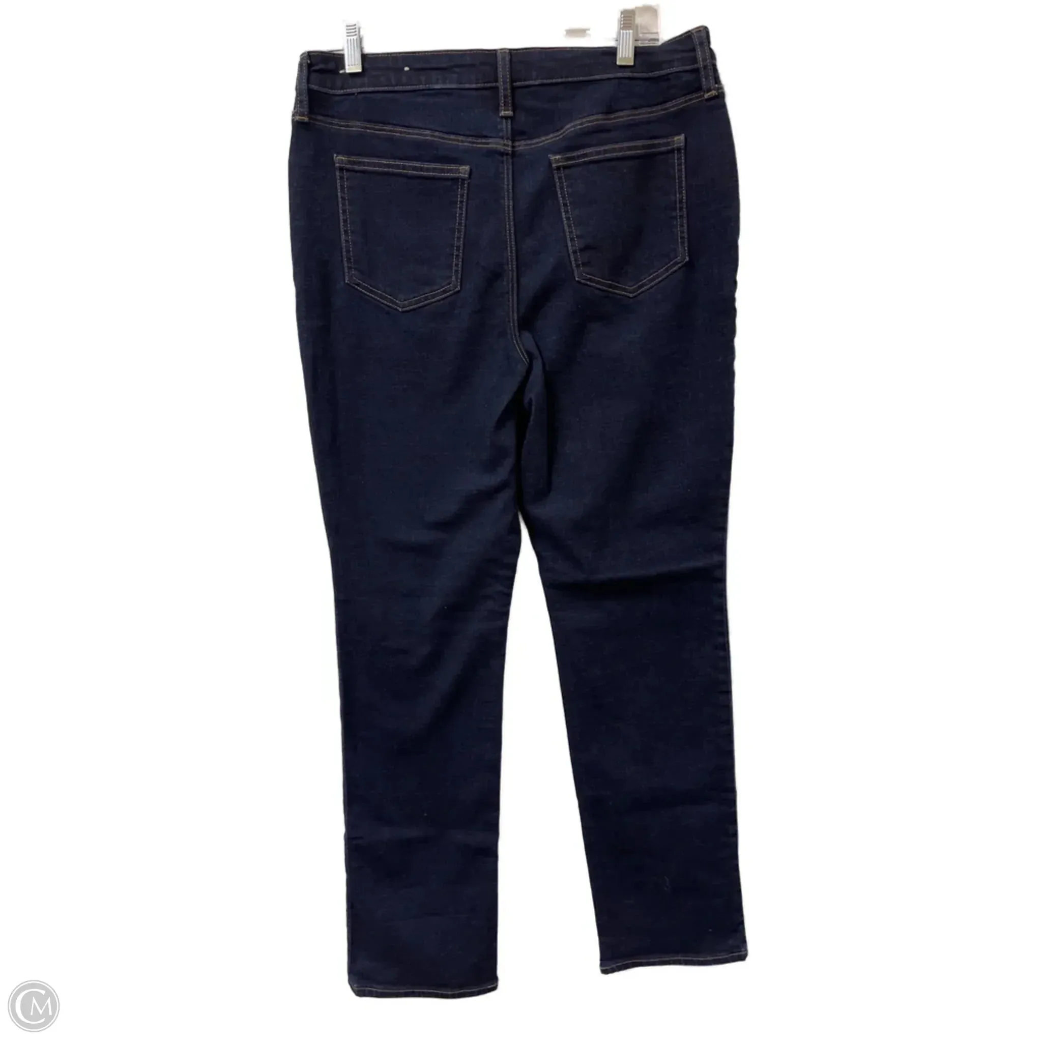 Jeans Straight By Chicos In Blue Denim. Size: 8