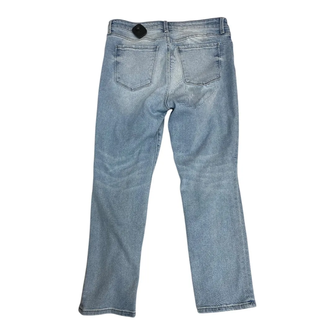 Jeans Straight By Evereve In Blue Denim. Size:12