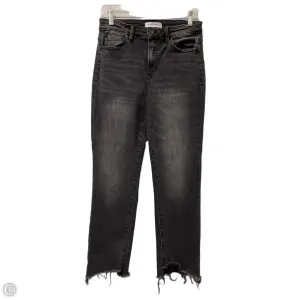 Jeans Straight By Flying Monkey In Grey Denim. Size: 8