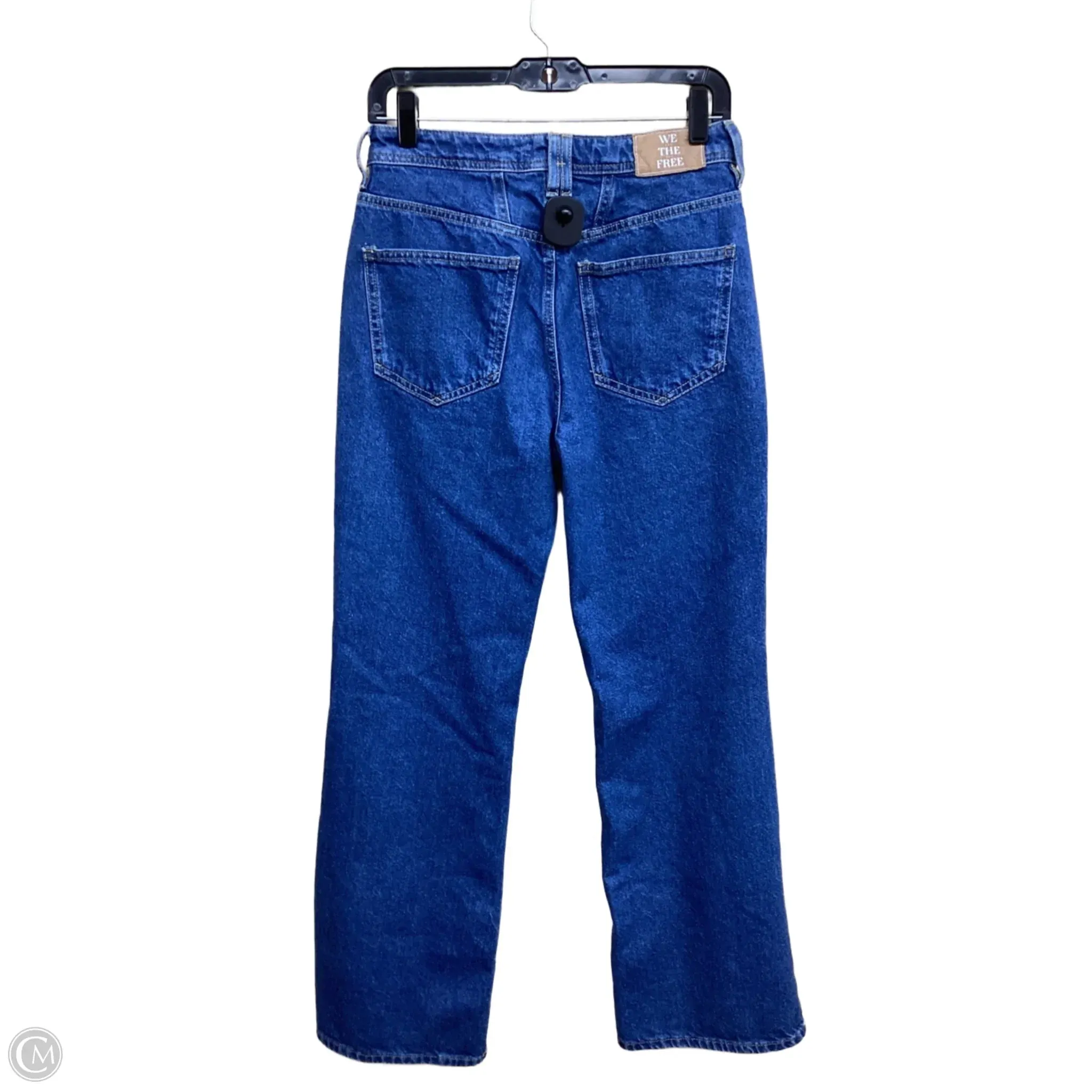 Jeans Straight By We The Free In Blue Denim. Size: 4
