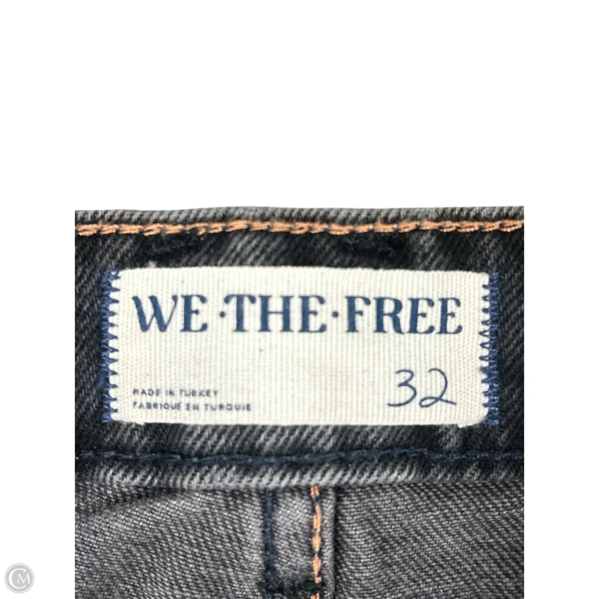 Jeans Wide Leg By We The Free In Black Denim. Size: 14