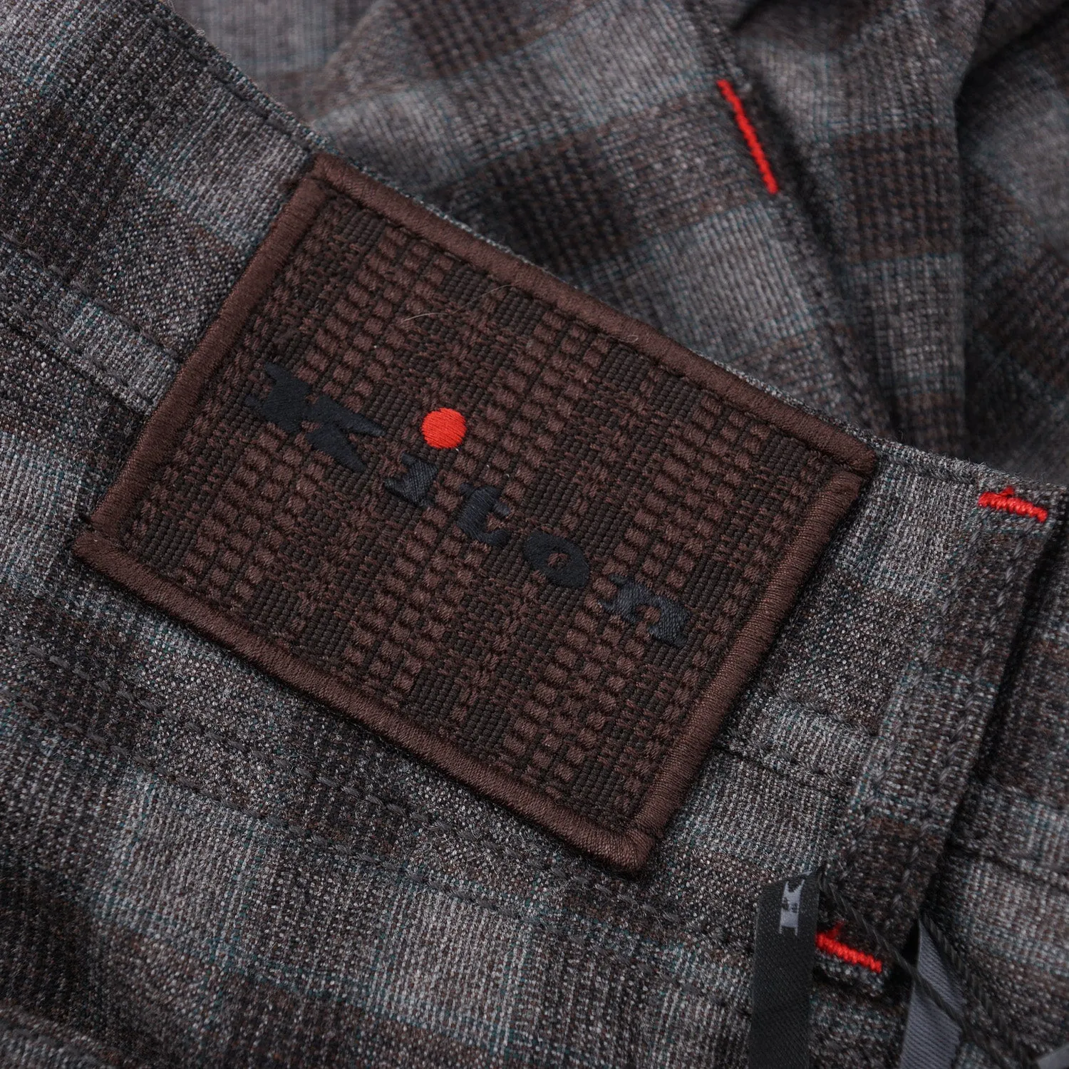 Kiton Slim Fit Five-Pocket Wool Pants