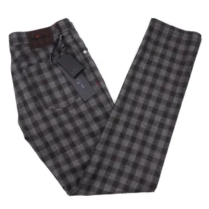 Kiton Slim Fit Five-Pocket Wool Pants