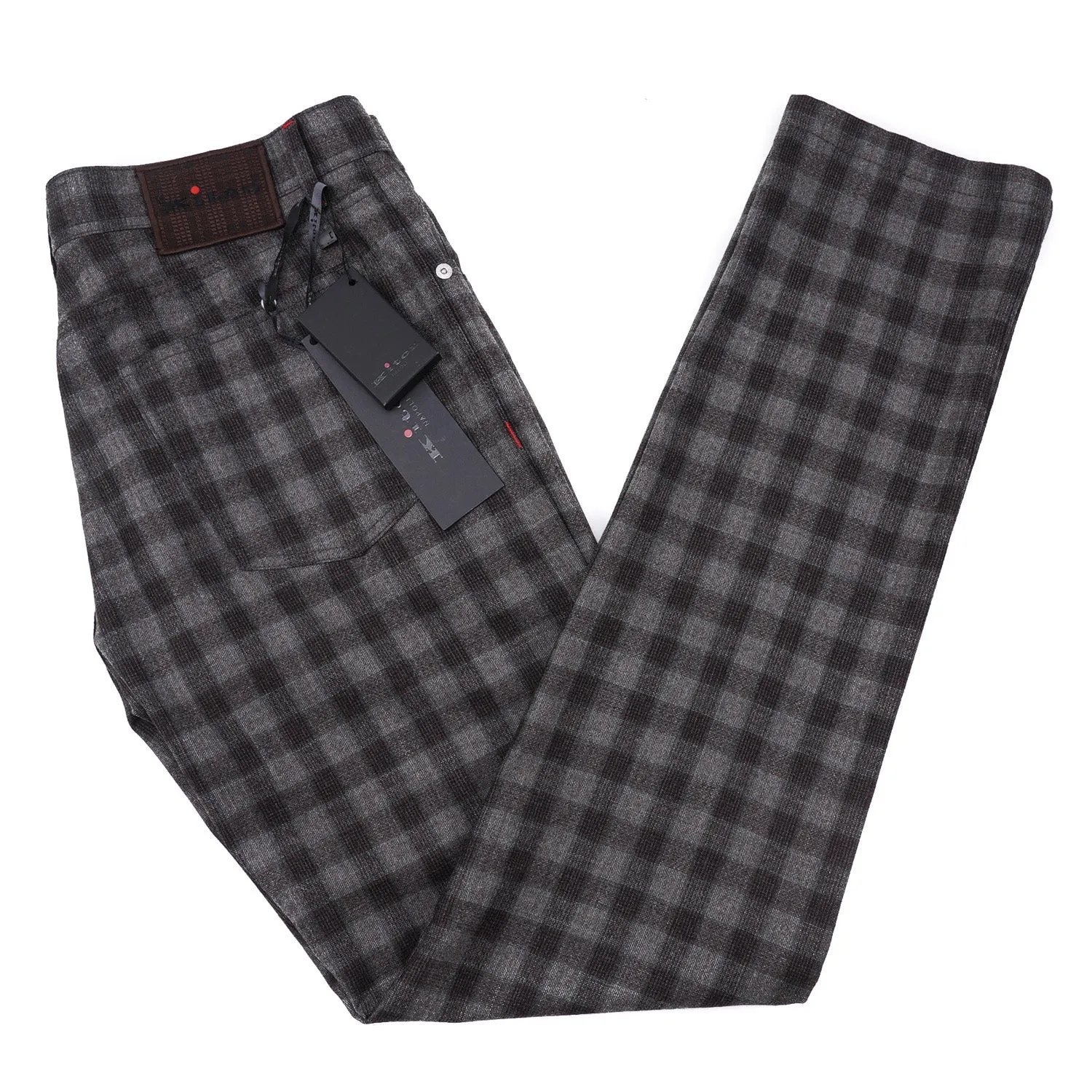 Kiton Slim Fit Five-Pocket Wool Pants