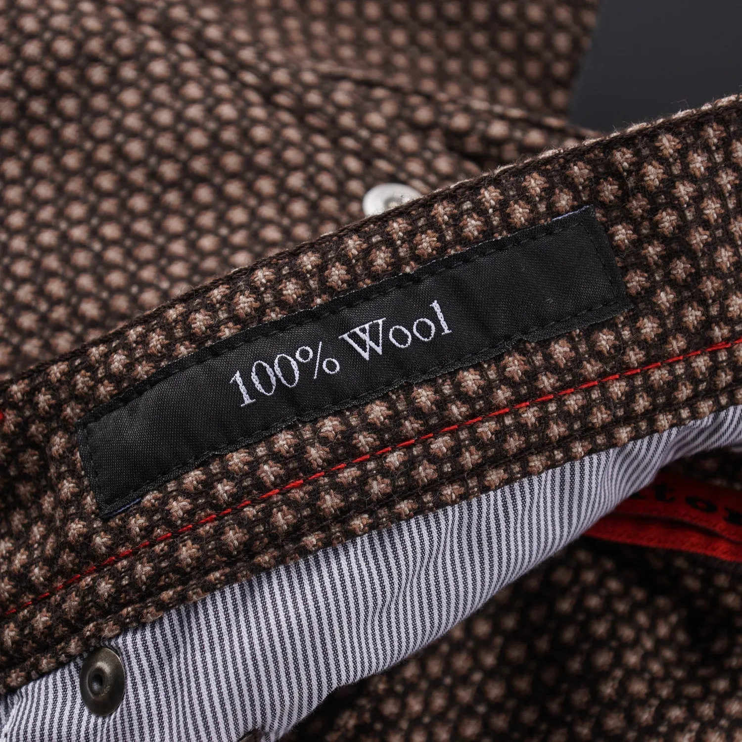 Kiton Slim Fit Five-Pocket Woven Wool Pants