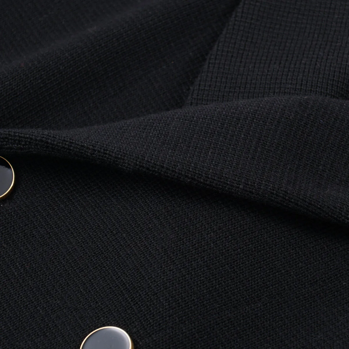 Lardini Knit Wool Double-Breasted Blazer