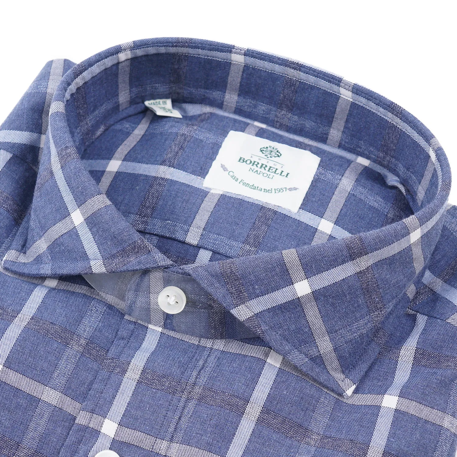 Luigi Borrelli Regular-Fit Cotton Shirt